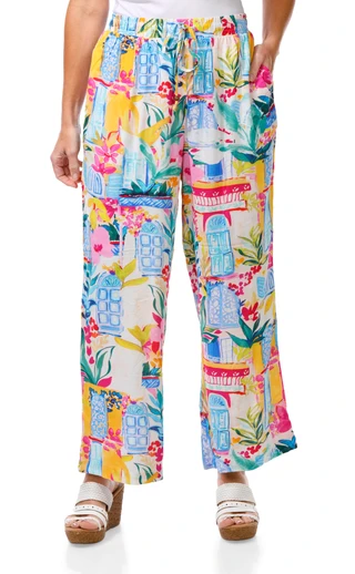 Thumbnail 1: Dash Women's Print Drawstring Pants 
