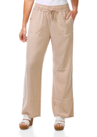 Thumbnail 1: Tahari Women's Eco-Friendly Tencel Drawstring Pants 