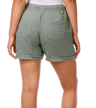 Thumbnail 2: Dash Women's Double Gauze Drawstring Shorts 