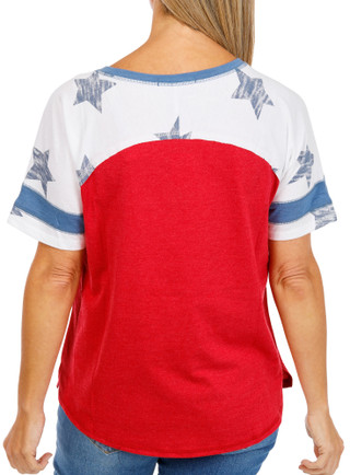 Thumbnail 2: Sable Sky Women's USA Star Top 