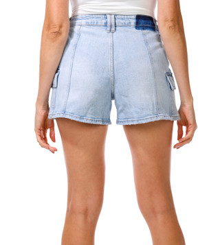 Thumbnail 3: VERVET Juniors Cargo Denim Shorts  