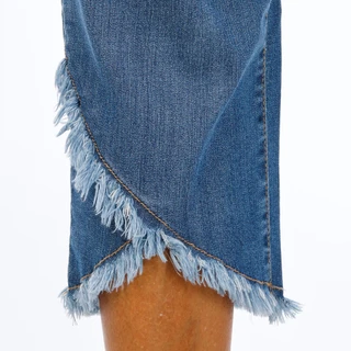 Thumbnail 3: 1822 Women's Tulip Hem Denim Capris 