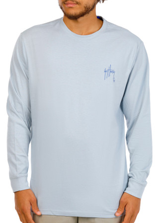 Thumbnail 3: Guy Harvey Men's Long Sleeve Print Shirt 