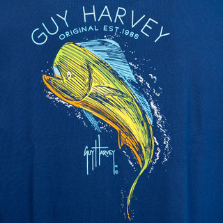 Thumbnail 2: Guy Harvey Men's Long Sleeve Print Shirt 