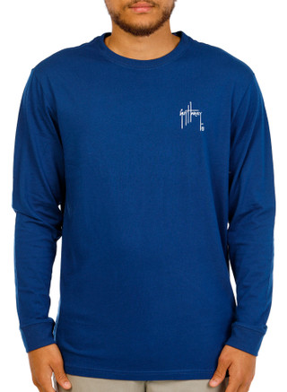 Thumbnail 3: Guy Harvey Men's Long Sleeve Print Shirt 