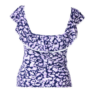 Thumbnail 2: GOTTEX Women's Off The Shoulder Ruffle Tankini Swim Top 