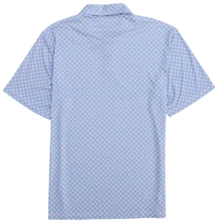 Thumbnail 6: TAILORBYRD Men's Print Performance Golf Polo Shirt 