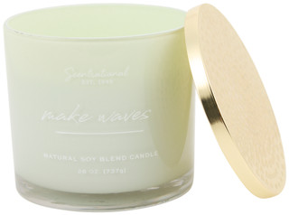 Thumbnail 3: SCENTSATIONAL Make Waves Glass Candle, 26 oz 
