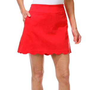 Thumbnail 1: Zac & Rachel Women's Scallop Hem Skort 