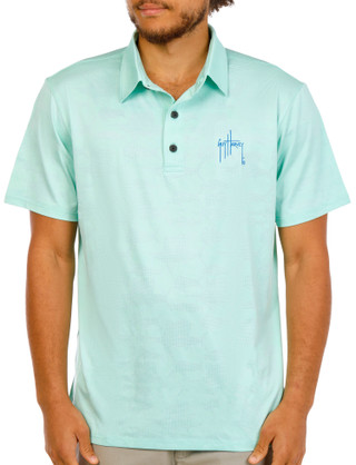 Thumbnail 1: Guy Harvey Men's Short Sleeve Knit Polo Shirt 