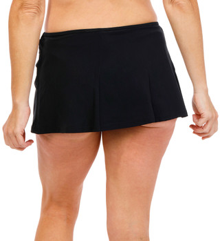Thumbnail 2: GOTTEX Women's Side Tie Swim Skort Bottoms 