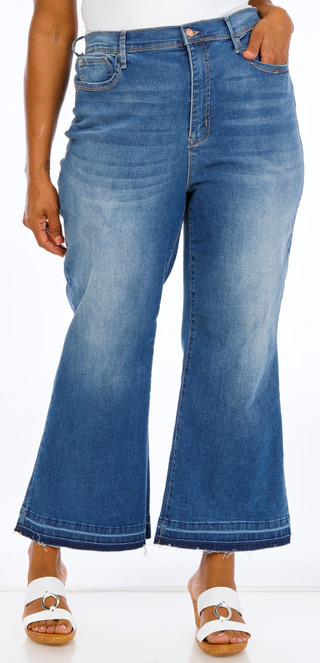 Thumbnail 1: Nanette Lepore Plus Belle High Rise Ankle Bootcut Jeans 