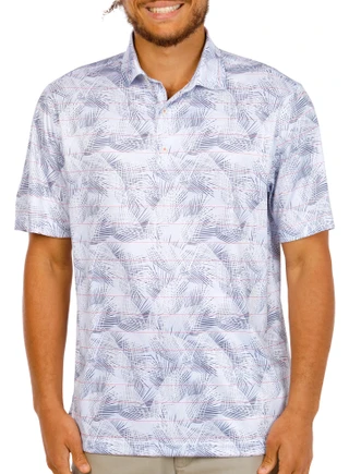 Thumbnail 1: GREG NORMAN Men's Sea Breeze Golf Polo Shirt 