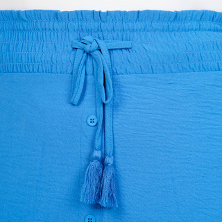 Thumbnail 2: Daily Thread Plus Smocked Waist High Low Skirt 