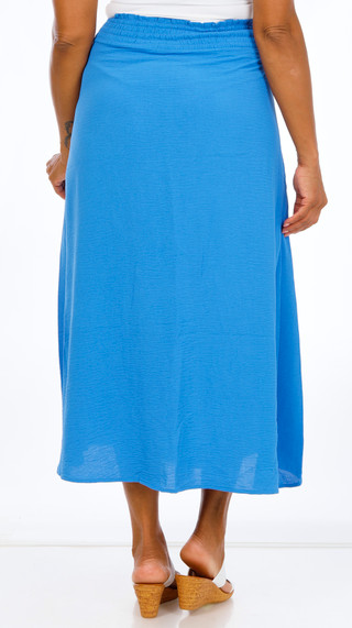 Thumbnail 3: Daily Thread Plus Smocked Waist High Low Skirt 