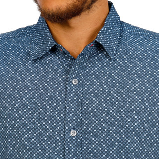Thumbnail 2: FLAG & ANTHEM Men's Short Sleeve Outdoor Performance Button Down Shirt 