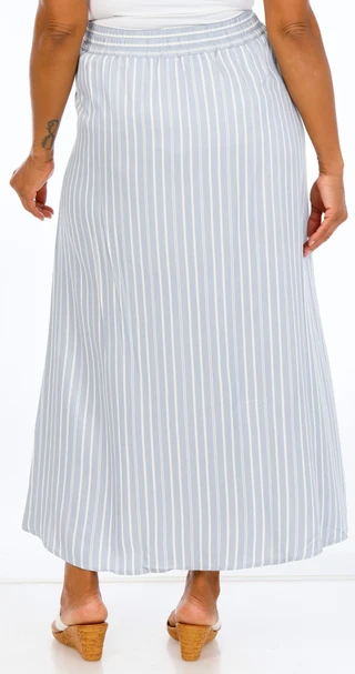 Thumbnail 2: Daily Thread Plus Button Front High Low Skirt 