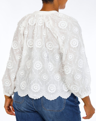 Thumbnail 2: INDUSTRY Plus Long Sleeve Button Front Top 