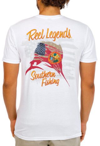 Thumbnail 1: REEL LEGENDS Men's Short Sleeve Graphic Tee 