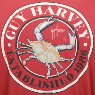 Thumbnail 3: Guy Harvey Men's Long Sleeve Hooded Fishing Shirt 