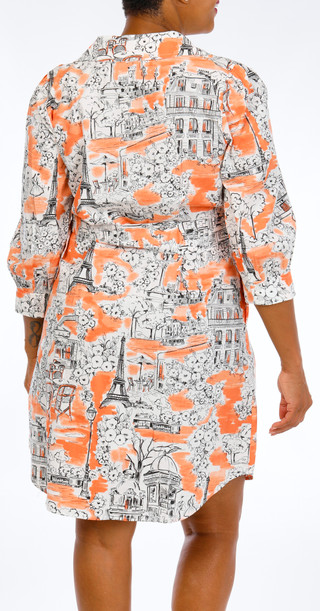 Thumbnail 2: Karl Lagerfeld Women's Paris Toile Shirtdress 