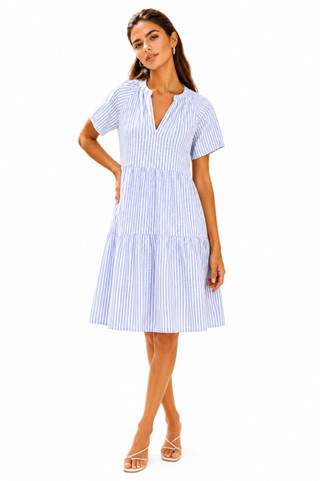 split short sleeve dress Kliou Elegant Solid Long sleeve classy dress with Cross Ruched Long Sleeves and Split Bodyshaping Robe for Women