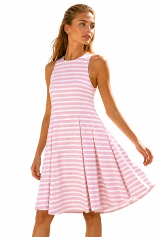 Thumbnail 1: Beach Lunch Lounge Women's Amara Linen Sleeveless Dress 