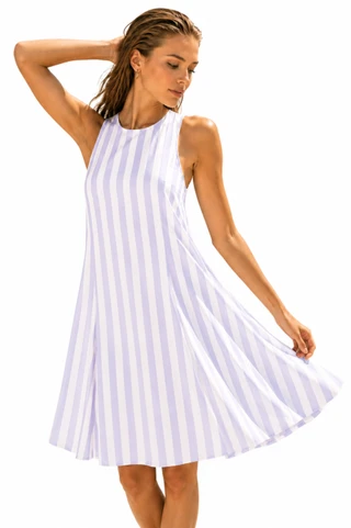 Thumbnail 1: Beach Lunch Lounge Women's Amara Linen Sleeveless Dress 