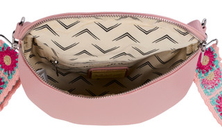 Thumbnail 3: Moda Luxe Crochet Sling Belt Bag 