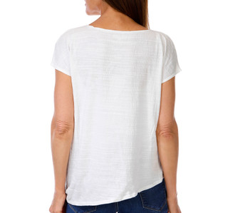 Thumbnail 2: MAX STUDIO Women's Short Sleeve Tie Front Top 