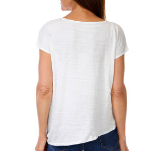 Thumbnail 3: MAX STUDIO Women's Short Sleeve Tie Front Top 
