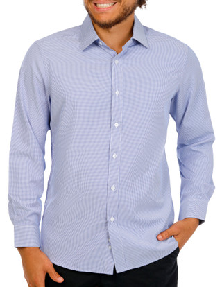 Thumbnail 1: Bill Blass Men's Long Sleeve Button Down Shirt 