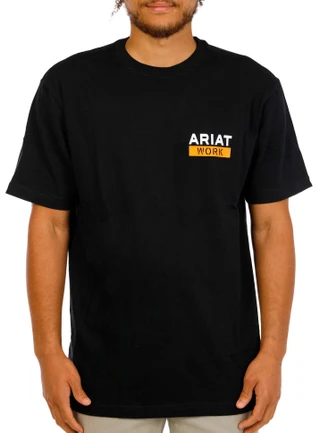 Thumbnail 3: ARIAT REBAR Men's Short Sleeve Graphic Tee 