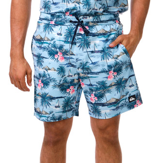 Thumbnail 2: Quiksilver Men's 2 Pc Tropical Print Cabana Shorts Set 