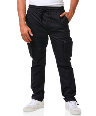 Thumbnail 1: Retro Stitch Men's Cargo Jogger Pants  