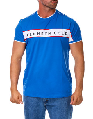 Thumbnail 1: Kenneth Cole Men's Colorblock Logo Tee  