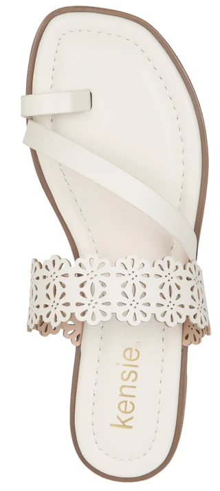 Thumbnail 3: Kensie Women's Reign Double Band Toe Loop Sandals 