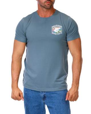 Thumbnail 1: Maui & Sons Men's Logo Surf Thrasher Graphic Tee 