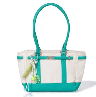 Thumbnail 1: Madden Girl Canvas Midi Tote Bag with Keychain 