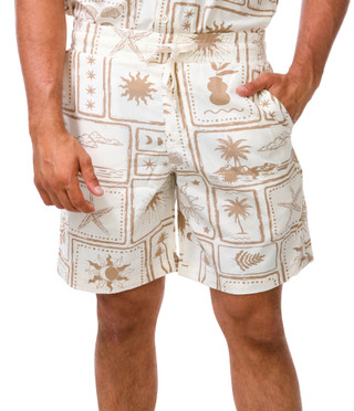 Thumbnail 3: MALIBU Men's 2 Pc Desert Shorts Set 