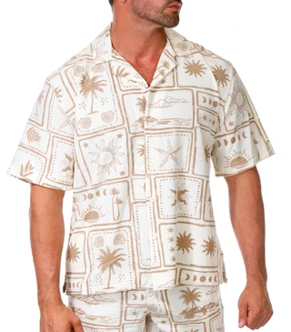 Thumbnail 4: MALIBU Men's 2 Pc Desert Shorts Set 