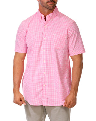Thumbnail 1: CHAPS Men's Checkered Stretch Button Down Shirt 