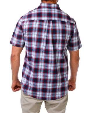Thumbnail 2: CHAPS Men's Checkered Stretch Button Down Shirt 