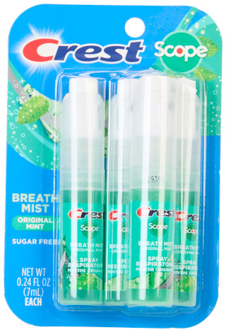 Thumbnail 1: CREST 4 Pk Original Mint Breath Sprays 