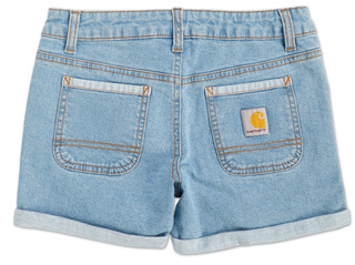 Thumbnail 2: Carhartt Girls Cuff Denim Shorts  