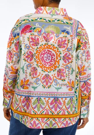Thumbnail 3: Philosophy Plus Long Sleeve Button Down Top 