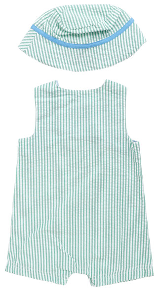 Thumbnail 2: Little Me Baby Boys 2 Pc Sunsuit Set 
