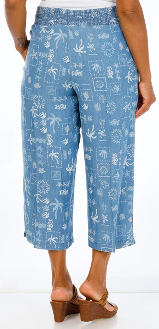 Thumbnail 2: Zac & Rachel Plus Tencel Relaxed Crop Pants 