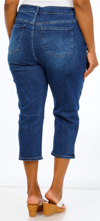 Thumbnail 2: Royalty Plus Denim Capris 