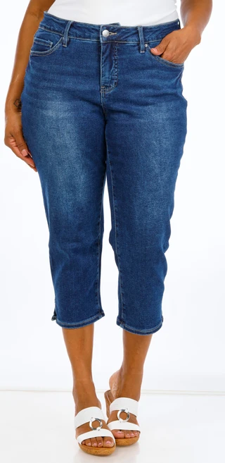 Thumbnail 1: Royalty Plus Denim Capris 